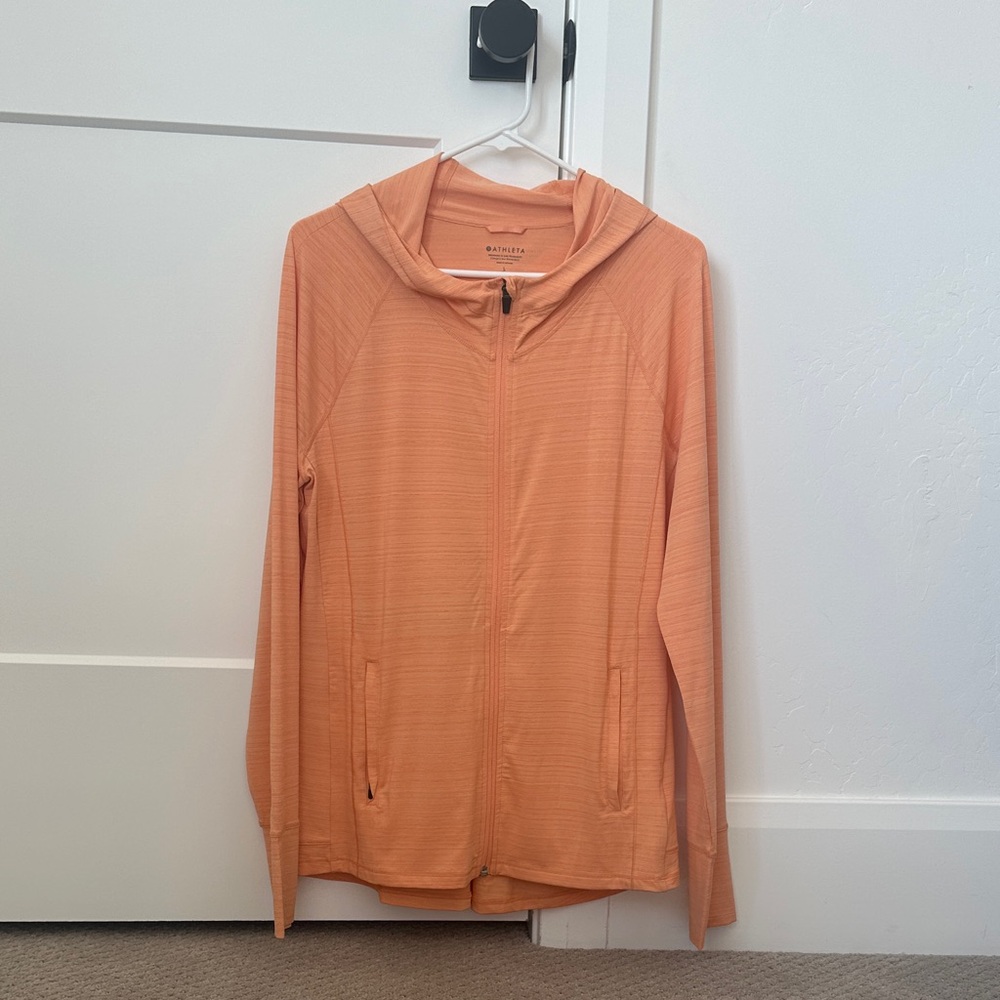 Athleta Women's Peach Hooded Jacket